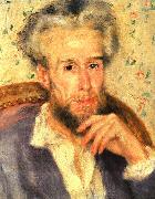 Pierre Renoir Portrait of Victor Chocquet oil painting